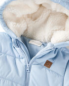Baby 1-Piece Snowsuit Made with Recycled Materials, image 3 of 4 slides