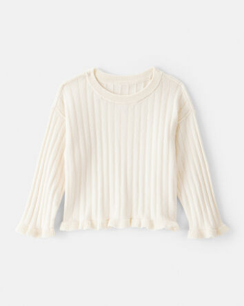 Baby Girl Long-Sleeve Sweater - Cream, 