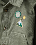 Baby Boy 2-Piece Button-Front Top & Pant Set - Green/Khaki, image 3 of 6 slides