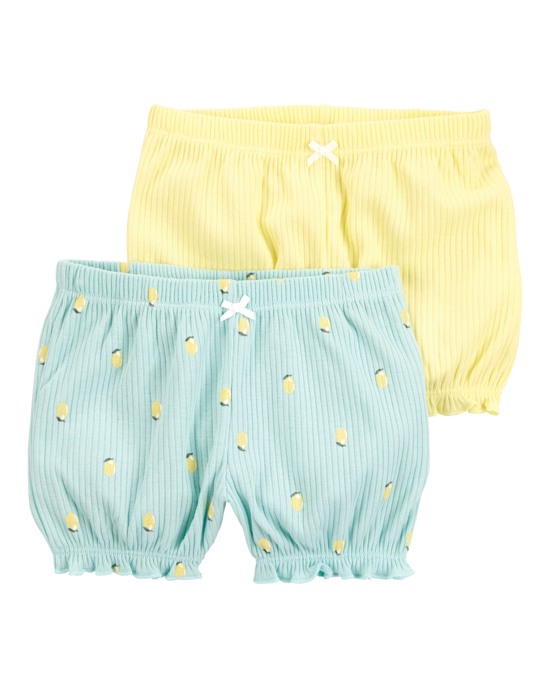 Baby 7-Piece Lemon Short-Sleeve Bodysuits & Shorts Set, image 8 of 10 slides