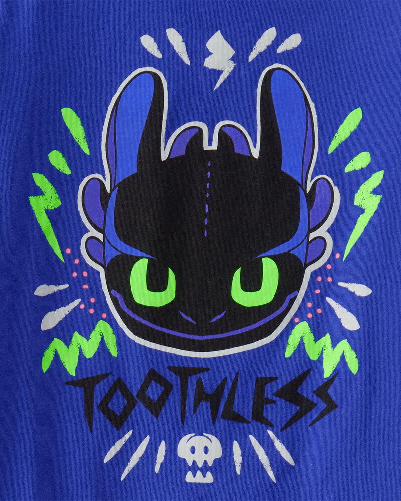 Toddler Boy How To Train Your Dragon Outfit Set - Blue, image 4 of 5 slides