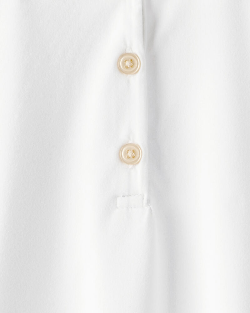 Kid 3-Pack Active Uniform Polo Shirts in Moisture Wicking BeCool&trade; Fabric - White, image 5 of 5 slides