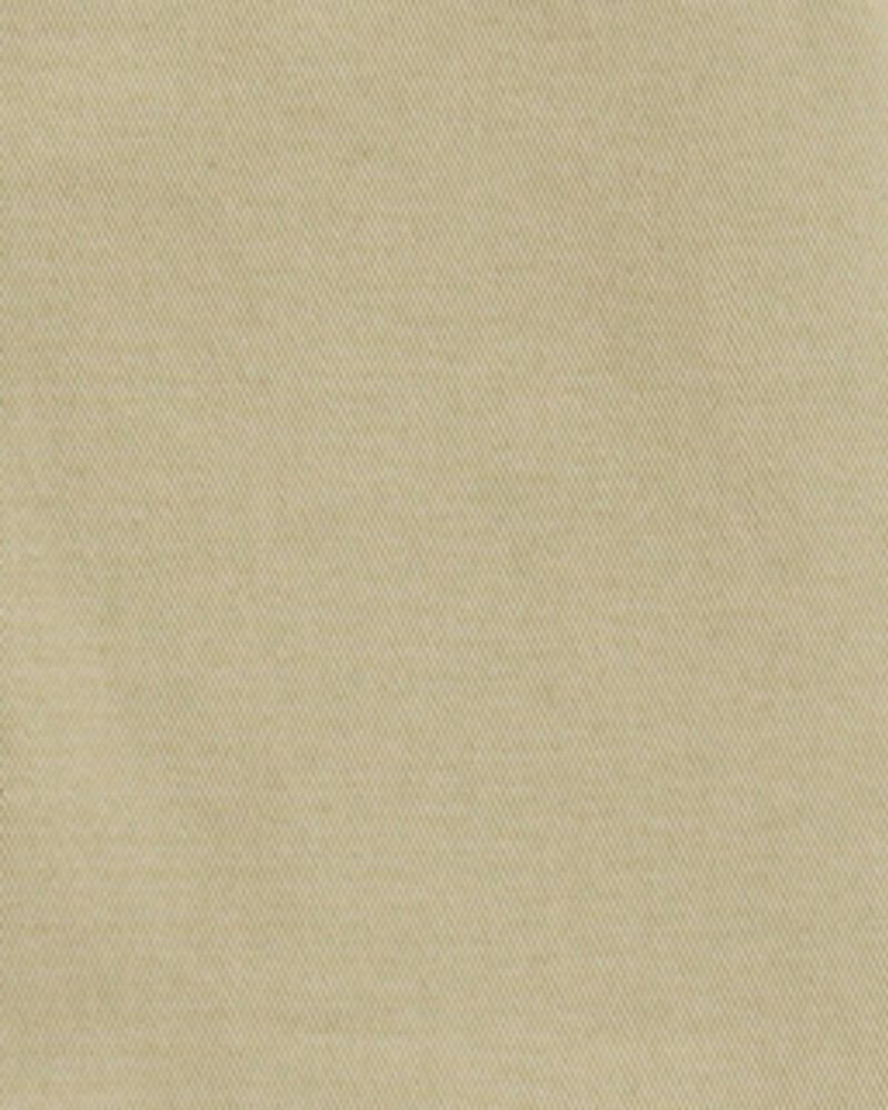 Baby Boy Twill Suspender Pants - Khaki, image 3 of 4 slides