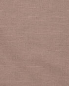 Baby Button-Down Polo Romper - Brown, image 2 of 3 slides