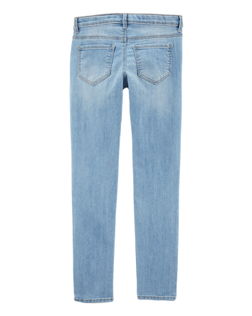 Kid Light Blue Wash Super Skinny-Leg Jeans, 