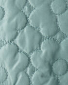 Baby Girl Floral Quilted Long-Sleeve Midweight Jacket - Green, image 3 of 3 slides