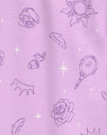 Kid Disney Princess Snug Fit Cotton 2-Piece Pajamas - Purple, 