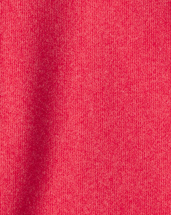 Boys Long-Sleeve Quarter-Zip Pullover Sweatshirt - Red, 