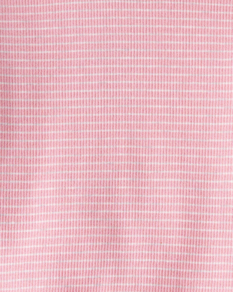 Baby Girl Organic Cotton Pajamas in Stripes, image 3 of 4 slides