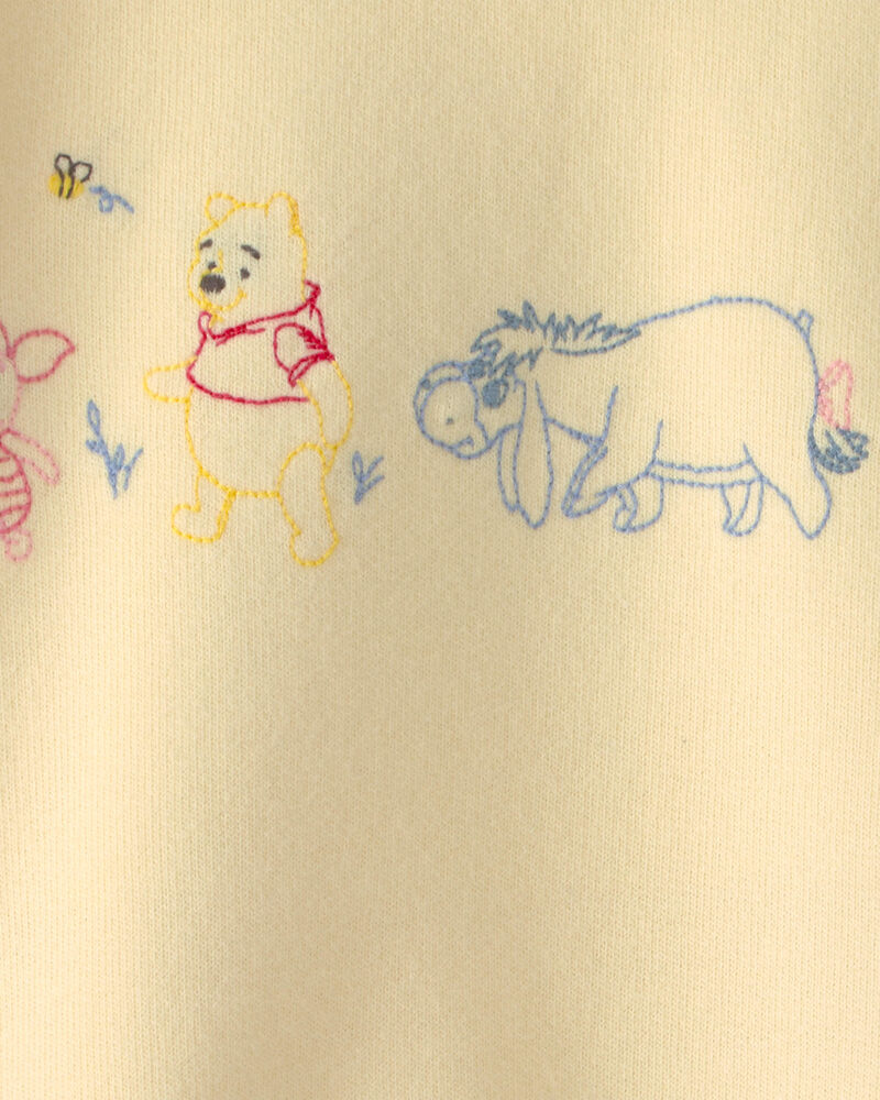 Baby Disney&copy; Winnie the Pooh Embroidered French Terry Pullover Sweatshirt - Yellow, image 5 of 6 slides