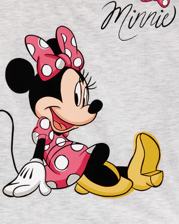 Kid Minnie Mouse Loose Fit 2-Piece Pajamas - Grey, 