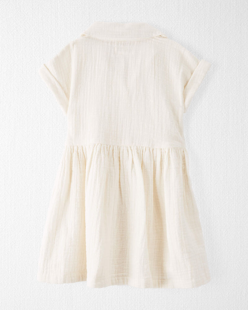 Toddler Organic Cotton Gauze Dress, image 2 of 5 slides