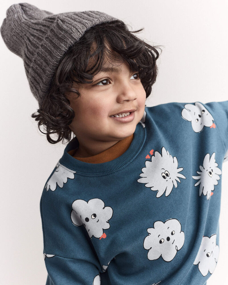 Toddler Squish Otter Sweatshirt&trade; - Deep Teal, image 5 of 6 slides