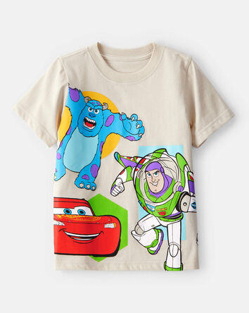 Toddler Boy Pixar Character Short-Sleeve Graphic Tee - Cream, 