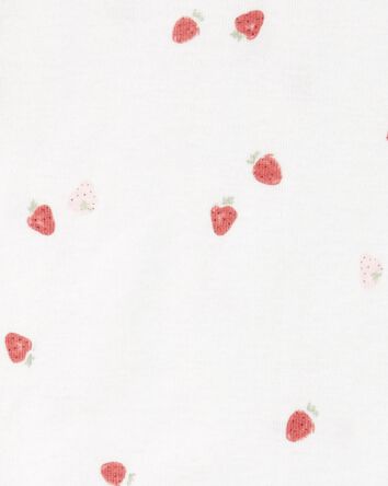 Baby Girl 5-Pack Cherries & Hearts Short-Sleeve Bodysuits, 