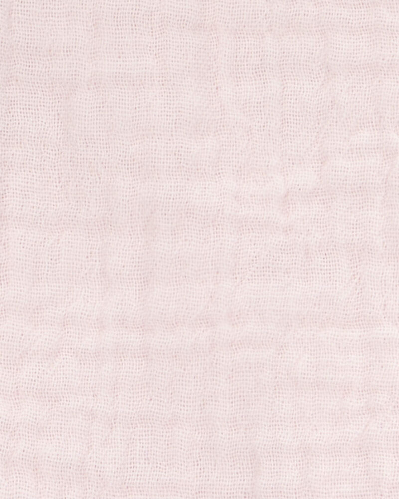 Baby Solid Sleeveless Fashion Top - Pink, image 2 of 3 slides