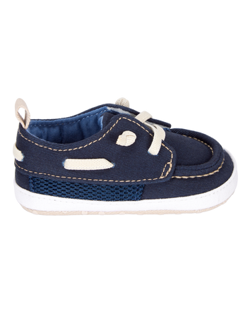 Baby Boy Boat Shoes - Navy, 