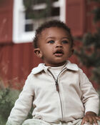 Baby Organic Cotton Corduroy Romper, image 2 of 6 slides