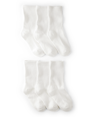 Kid 6-Pack Crew Socks, 