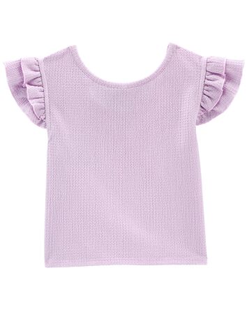 Kid Boxy Fit Ruffle Top, 