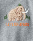Baby Boy DayDream Fleece Mammoth Pullover Sweatshirt - Grey, image 3 of 4 slides