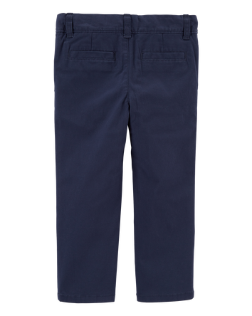 Toddler Boy Flat-Front Pants - Navy, 