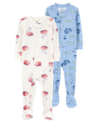 Baby 2-Pack Footie Pajamas, image 1 of 5 slides