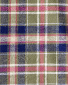 Toddler Boy Plaid Cotton Long-Sleeve Button-Down Shirt, image 2 of 3 slides