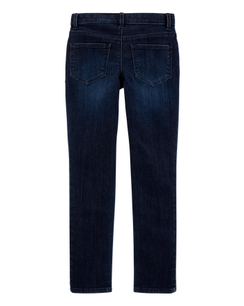 Kid Dark Wash Slim-Fit Skinny-Leg Jeans, 