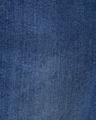 Toddler Stretch Denim Overalls - Dark Wash, image 3 of 5 slides