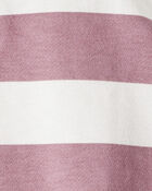 Toddler Organic Cotton Henley Top in Stripes, image 3 of 4 slides