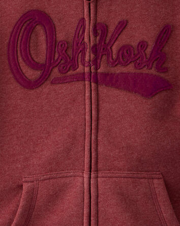 Boys Fleece Jacket - Red, 