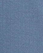 Baby Boy Solid 2-Way Zip PurelySoft Convertible Foot Sleep & Play Pajamas - Navy, image 4 of 7 slides