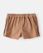 Baby Girl 100% Cotton Skort - Brown, image 3 of 6 slides