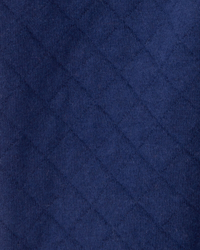 Baby Boy 2-Piece Striped Hooded Long-Sleeve Bodysuit Pant Set - White/Navy, image 4 of 5 slides