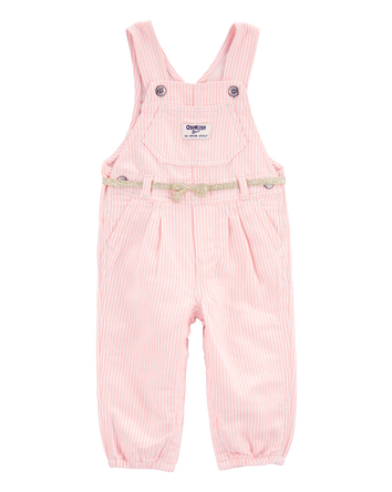Baby Hickory Stripe Overalls, 