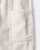 Toddler Boy Corduroy Pocket Pant - Cream, image 9 of 9 slides