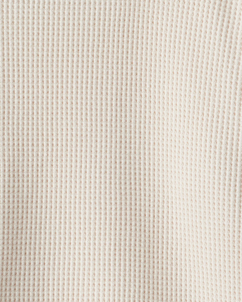 Baby Boy Thermal Long-Sleeve T-Shirt - Orange/Tan, image 2 of 3 slides