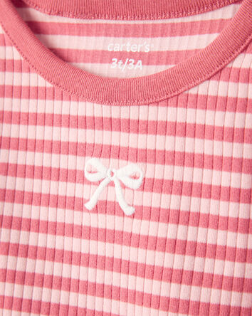 Toddler Girl 2-Pack Long-Sleeve Tops - Blue/Pink, 