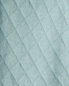 Baby Boy 3-Piece Quilted Dinosaur Little Vest Set - Green/Ivory, image 2 of 4 slides