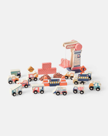 Construction Wooden Activity Toy Set, 