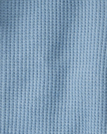 Baby 3-Piece Dinosaur Thermal Little Jacket Set - Blue/Heather, 