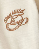 Baby Boy Stay Wild Henley Top, image 3 of 4 slides