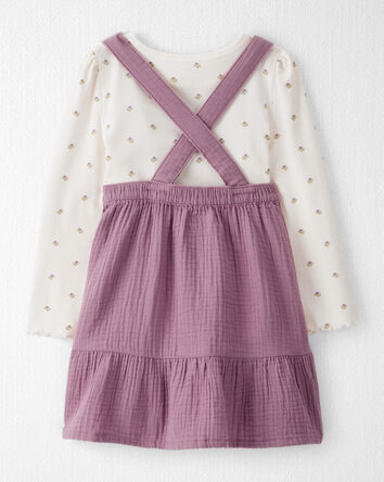 Toddler Girl 2-Piece Organic Cotton Jumper Set, 