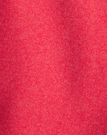 Toddler Boy Long-Sleeve Quarter-Zip Pullover Sweatshirt - Red, 