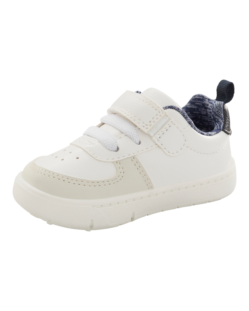 Boys  Every Step&reg; First Walker Casual Sneakers - White, image 6 of 6 slides