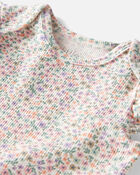 Baby 2-Piece Organic Cotton Rib Floral-Print Set, image 3 of 5 slides