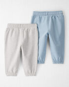 Baby Organic Cotton French Terry Sweatpants, image 2 of 5 slides