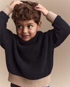 Toddler Pullover Sweater - Black, image 3 of 9 slides