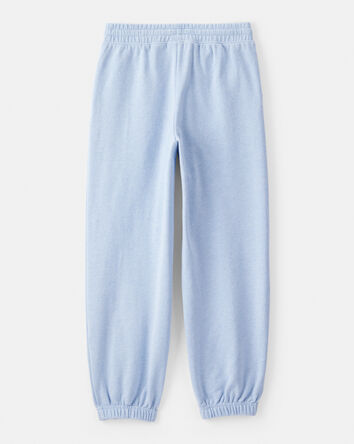 Girls French Terry Joggers - Blue, 